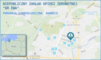 PORADNIA GINEKOLOGICZNA - NIEPUBLICZNY ZAKŁAD OPIEKI ZDROWOTNEJ "DR EWA" - KOŚCIUSZKI 3,  BARWICE