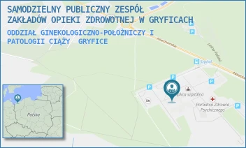 ODDZIAŁ GINEKOLOGICZNO-POŁOŻNICZY I PATOLOGII CIĄŻY - SAMODZIELNY PUBLICZNY ZESPÓŁ ZAKŁADÓW OPIEKI ZDROWOTNEJ W GRYFICACH - NIECHORSKA 27,  GRYFICE