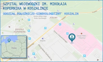 ODDZIAŁ POŁOŻNICZO-GINEKOLOGICZNY - SZPITAL WOJEWÓDZKI IM. MIKOŁAJA KOPERNIKA W KOSZALINIE - CHAŁUBIŃSKIEGO 7,  KOSZALIN