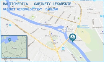 GABINET GINEKOLOGICZNY - BALTICMEDICA - GABINETY LEKARSKIE - SKŁODOWSKIEJ 32,  DARŁOWO