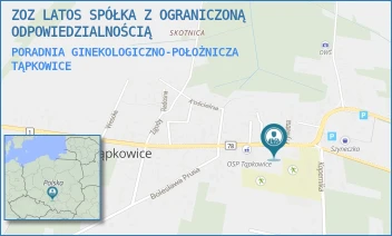 PORADNIA GINEKOLOGICZNO-POŁOŻNICZA - ZOZ LATOS SPÓŁKA Z OGRANICZONĄ ODPOWIEDZIALNOŚCIĄ - UL. ZWYCIĘSTWA 15,  TĄPKOWICE