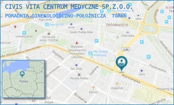 PORADNIA GINEKOLOGICZNO-POŁOŻNICZA - CIVIS VITA CENTRUM MEDYCZNE SP.Z.O.O. - WARSZAWSKA 20,  TORUŃ