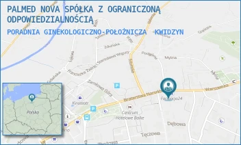 PORADNIA GINEKOLOGICZNO-POŁOŻNICZA - PALMED NOVA SPÓŁKA Z OGRANICZONĄ ODPOWIEDZIALNOŚCIĄ - UL. BRATERSTWA NARODÓW 52,  KWIDZYN