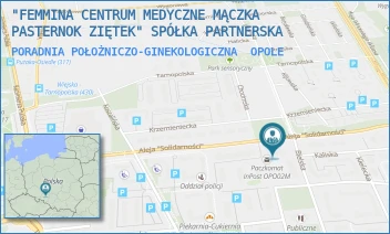 PORADNIA POŁOŻNICZO-GINEKOLOGICZNA - "FEMMINA CENTRUM MEDYCZNE MĄCZKA PASTERNOK ZIĘTEK" SPÓŁKA PARTNERSKA - UL. ALEJA "SOLIDARNOŚCI" 26,  OPOLE