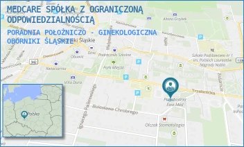 PORADNIA POŁOŻNICZO - GINEKOLOGICZNA - MEDCARE SPÓŁKA Z OGRANICZONĄ ODPOWIEDZIALNOŚCIĄ - UL. TRZEBNICKA 37,  OBORNIKI ŚLĄSKIE