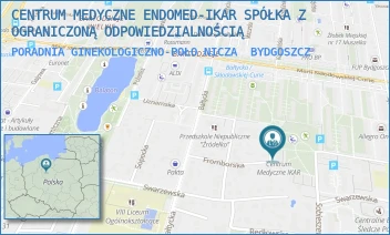 PORADNIA GINEKOLOGICZNO-POŁONICZA - CENTRUM MEDYCZNE ENDOMED-IKAR SPÓŁKA Z OGRANICZONĄ ODPOWIEDZIALNOŚCIĄ - FROMBORSKA 18,  BYDGOSZCZ